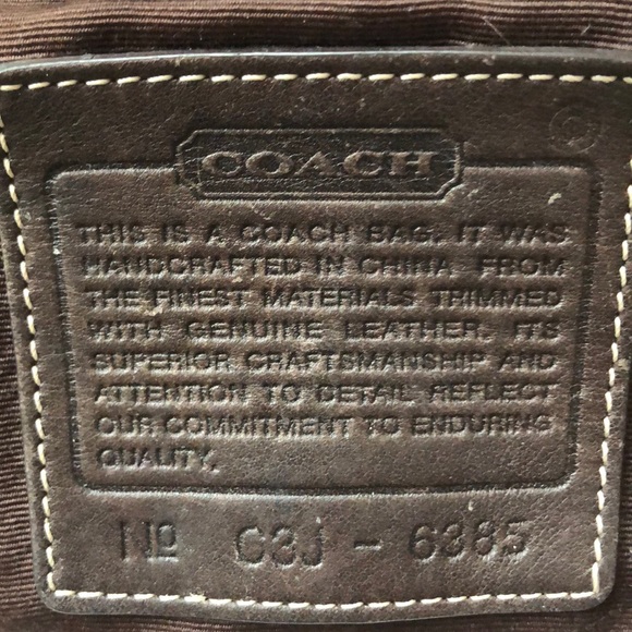 Coach Red Logo Hobo Shoulder Bag - Picture 8 of 8